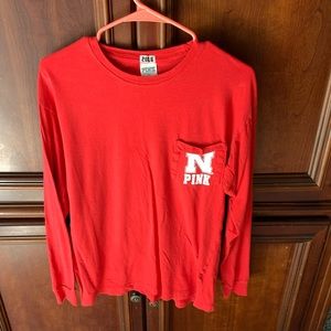 PINK- husker shirt